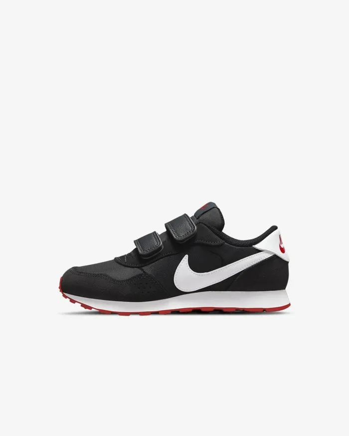 Younger Kids 3 8211 7 Years Kids Nike MD Valiant Blackdark Smoke Greyuniversity Redwhite Younger Kids 3 8211 7 Years Kids Nike MD Valiant Blackdark Smoke Greyuniversity Redwhite