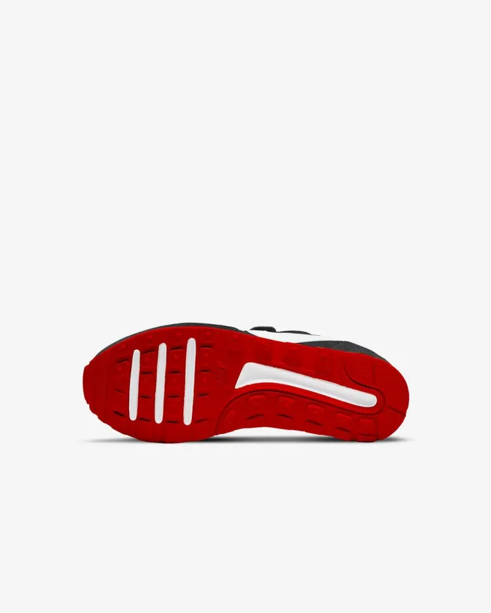 Younger Kids 3 8211 7 Years Kids Nike MD Valiant Blackdark Smoke Greyuniversity Redwhite