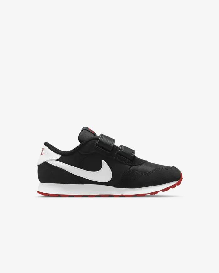 Younger Kids 3 8211 7 Years Kids Nike MD Valiant Blackdark Smoke Greyuniversity Redwhite