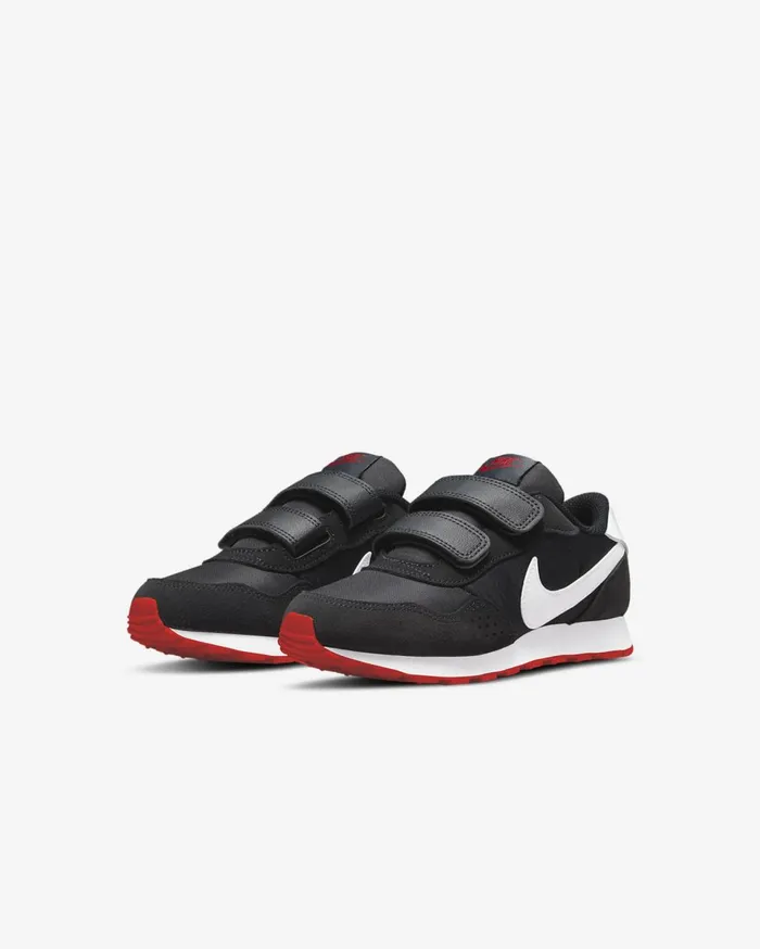 Younger Kids 3 8211 7 Years Kids Nike MD Valiant Blackdark Smoke Greyuniversity Redwhite