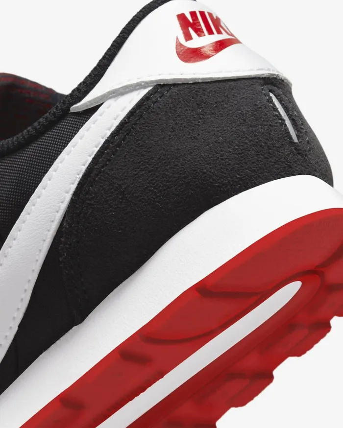 Younger Kids 3 8211 7 Years Kids Nike MD Valiant Blackdark Smoke Greyuniversity Redwhite