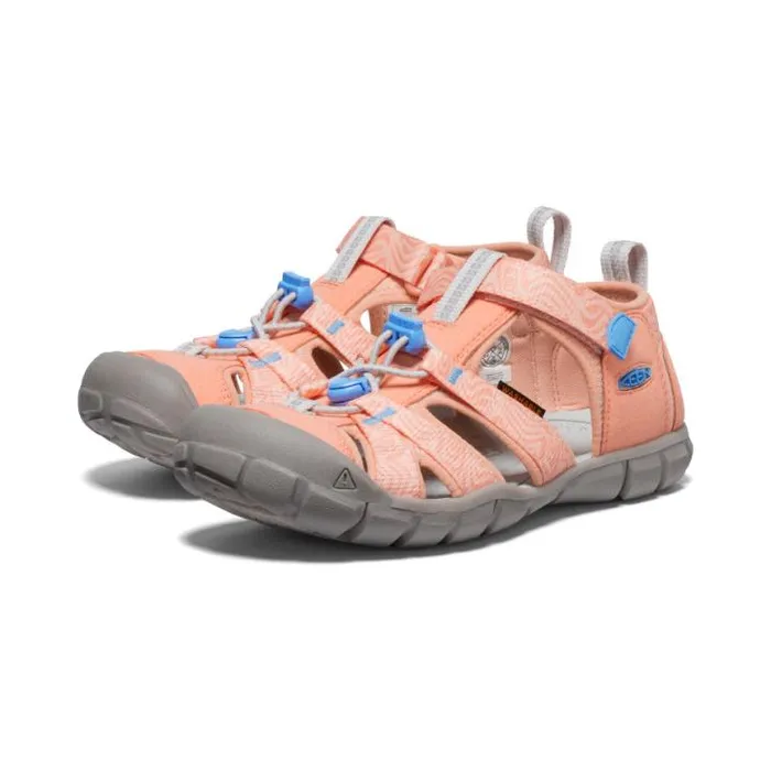 Youth Orange Water Sandals 8211 Seacamp II CNX Kids KEEN Sandals Youth Orange Water Sandals 8211 Seacamp II CNX Kids KEEN Sandals