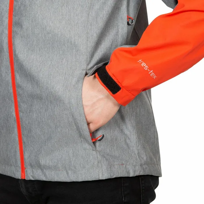Zakham Waterproof Jacket Flame Men Trespass Waterproof Jackets