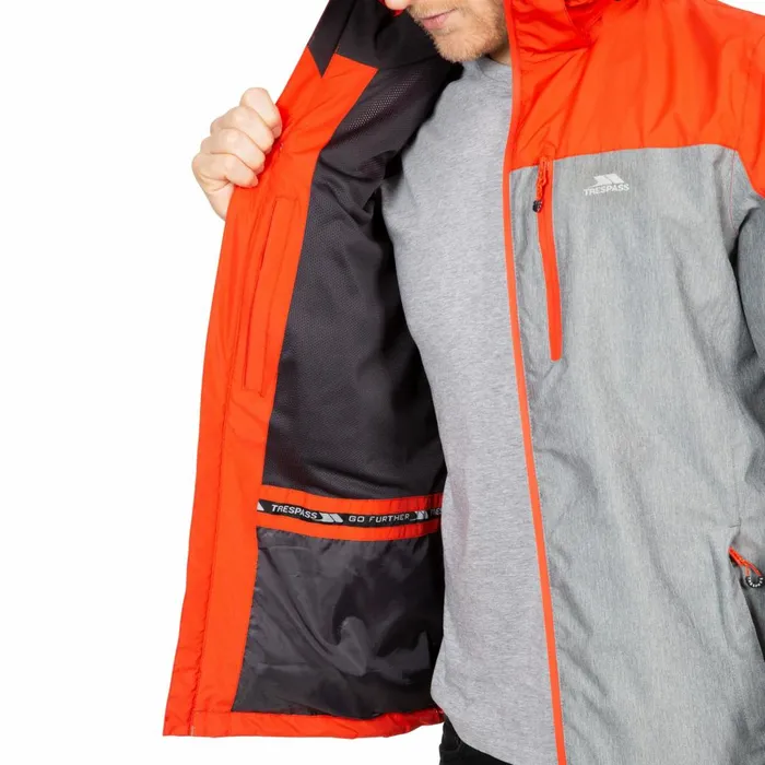 Zakham Waterproof Jacket Flame Men Trespass Waterproof Jackets