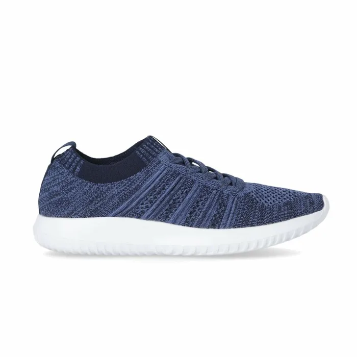 Zander Memory Foam Trainers Navy Men Trespass Trainers