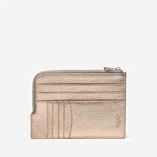 Zipped Travel Collection Champagne Pebble Women Aspinal Of London Travel Collections