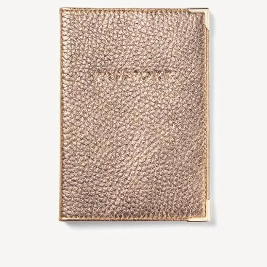 Zipped Travel Collection Champagne Pebble Women Aspinal Of London Travel Collections